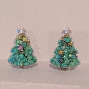 Handmade Origami Stars Christmas Tree Ornaments